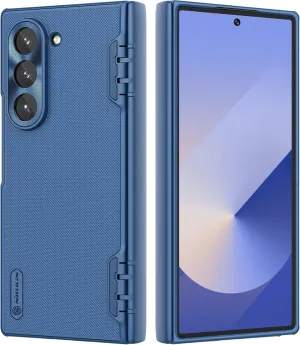 Nillkin for Samsung Galaxy Z Fold 6 Case with Screen Protector, Hinge Protection, Frosted Matte Texture Ultra Slim Fit Protective Phone Case for Galaxy Z Fold 6 Blue