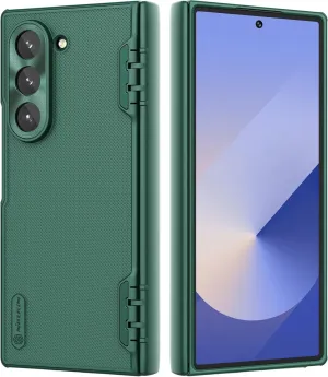 Nillkin for Samsung Galaxy Z Fold 6 Case with Screen Protector, [Hinge Protection][Wireless Charging] Frosted Matte Texture Ultra Slim Fit Protective Phone Case for Galaxy Z Fold 6 Case Green