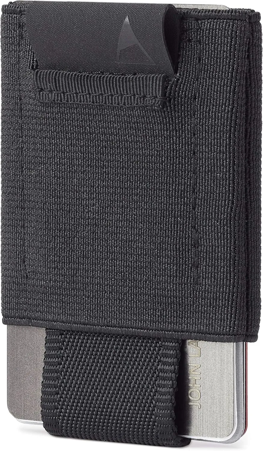 NOMATIC Minimalistic Wallet for Men and Women - Slim Wallet Fits In Front Pocket - Holds 4-15 Cards - Hidden Cash Holder and Key Holder Pocket (Black)