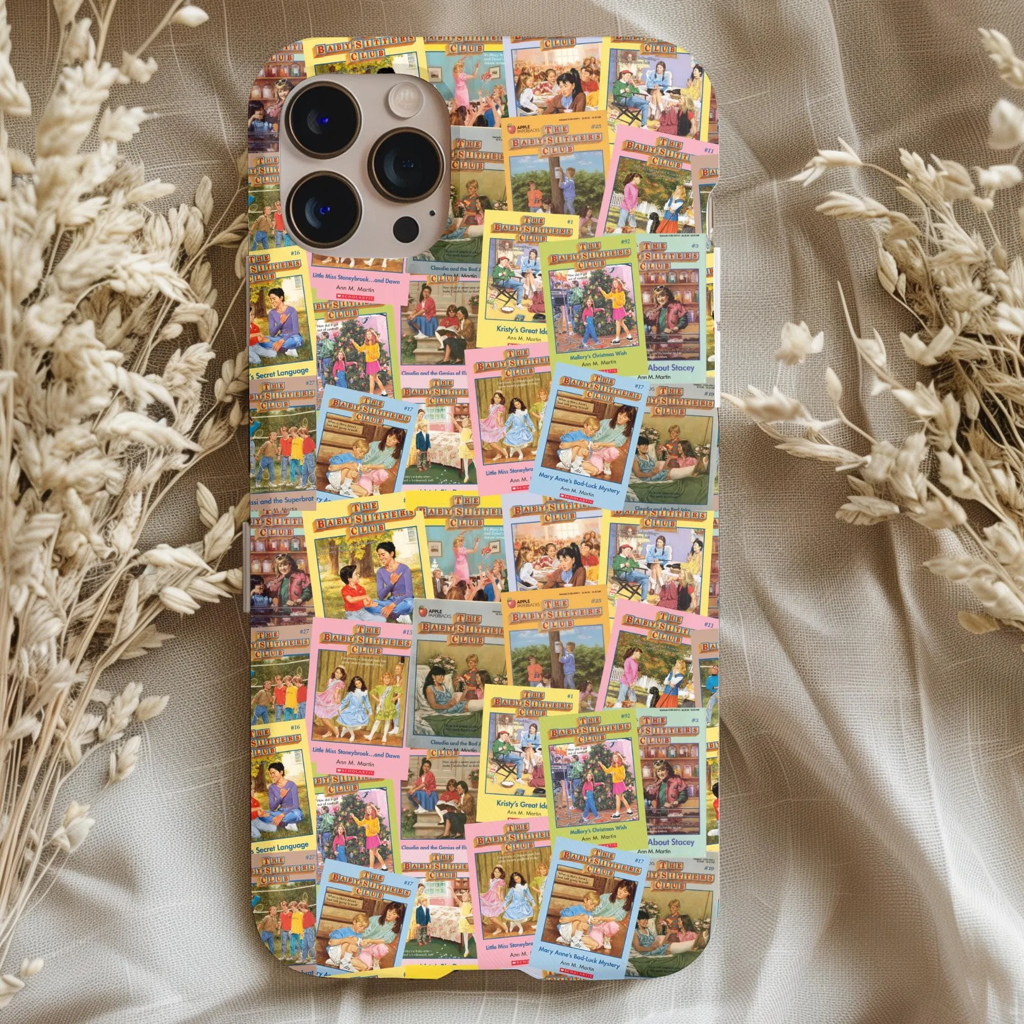 Nostalgic Babysitter Club Books Phone Case