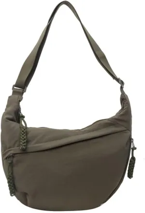 Nylon Crescent Crossbody Bag for Women Luna Bag Dumpling Bag Hobo Bag Moon Shoulder Bag