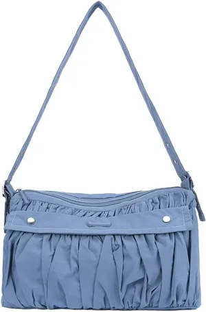 Nylon Crossbody Bags for Women Floppy Handbags for Women Puffy Purse Shoulder Bag Hobo Bag Satchel for Work Travel 2025