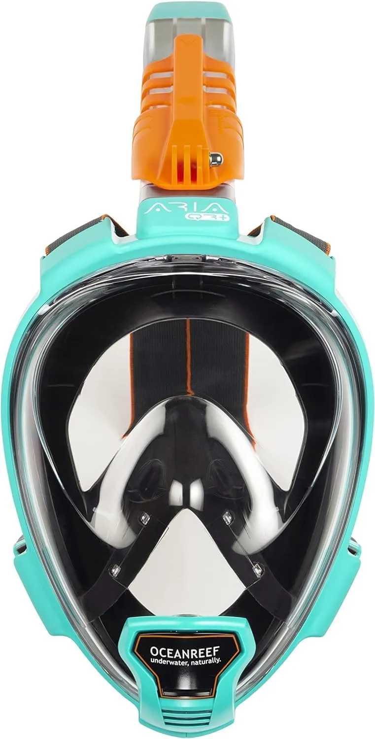 OCEAN REEF - Aria QR   Quick Release Snorkeling Mask - Full Face Snorkeling Mask - 180 Degree Underwater Vision - 8 Colours and 4 Sizes