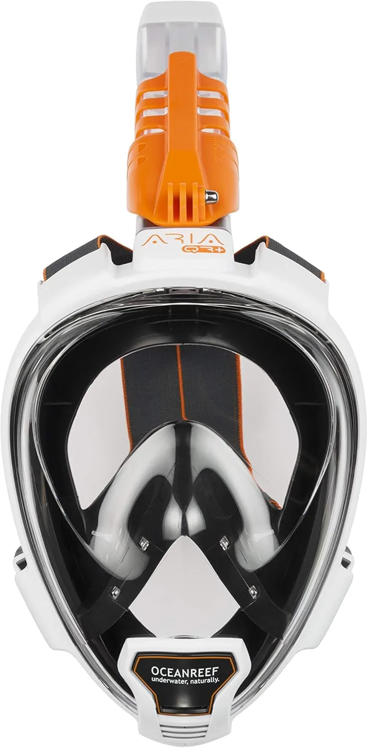 OCEAN REEF - Aria QR   Quick Release Snorkeling Mask - Full Face Snorkeling Mask - 180 Degree Underwater Vision - 8 Colours and 4 Sizes