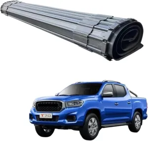 Off-Road Accessories Roller Shutter Cover Pickup Camper Tonneau Hard Roll-up Bed Cover Compatible with MAXUS T60 Aluminum Tonneau Cover
