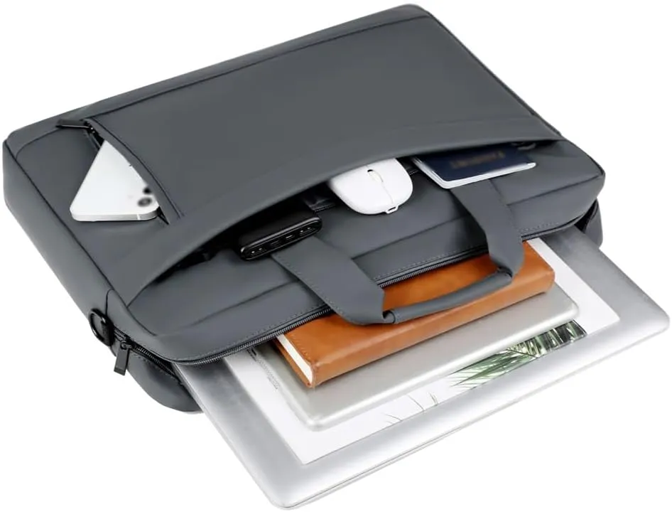 Office Conference Briefcase Man Thick Large Capacity File Bag Oxford Cloth Handbag 15.6 Computer Bag