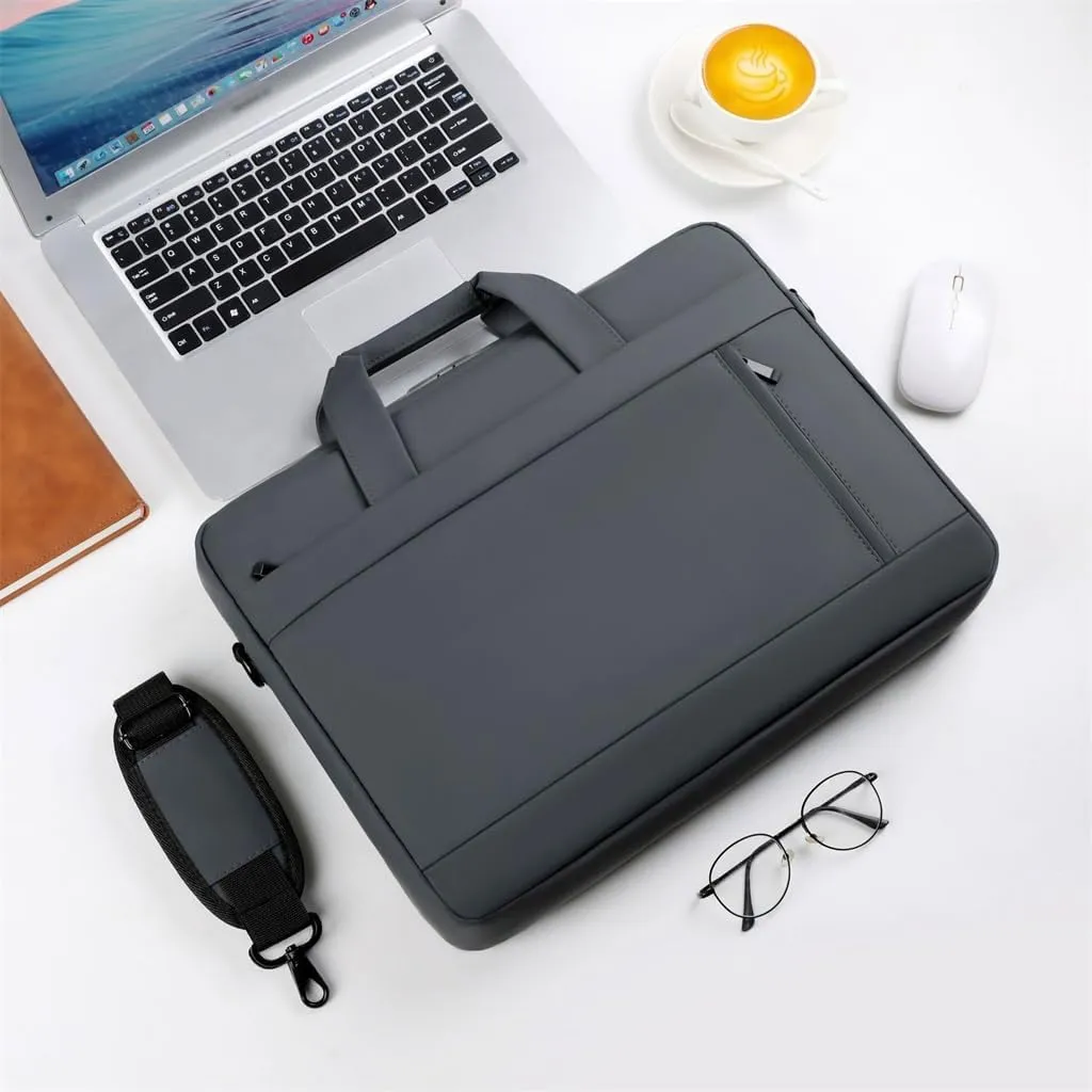 Office Conference Briefcase Man Thick Large Capacity File Bag Oxford Cloth Handbag 15.6 Computer Bag