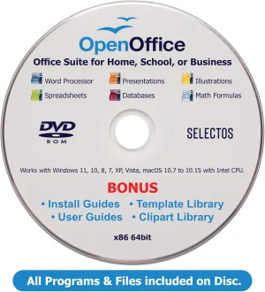 Office Suite Newest 2025 on DVD Great Alternative to MS Office - for School, Home, or Business - compatible with Word, Excel, PowerPoint - for Windows 11 10 8 7 Vista & macOS 10.7 to 10.15