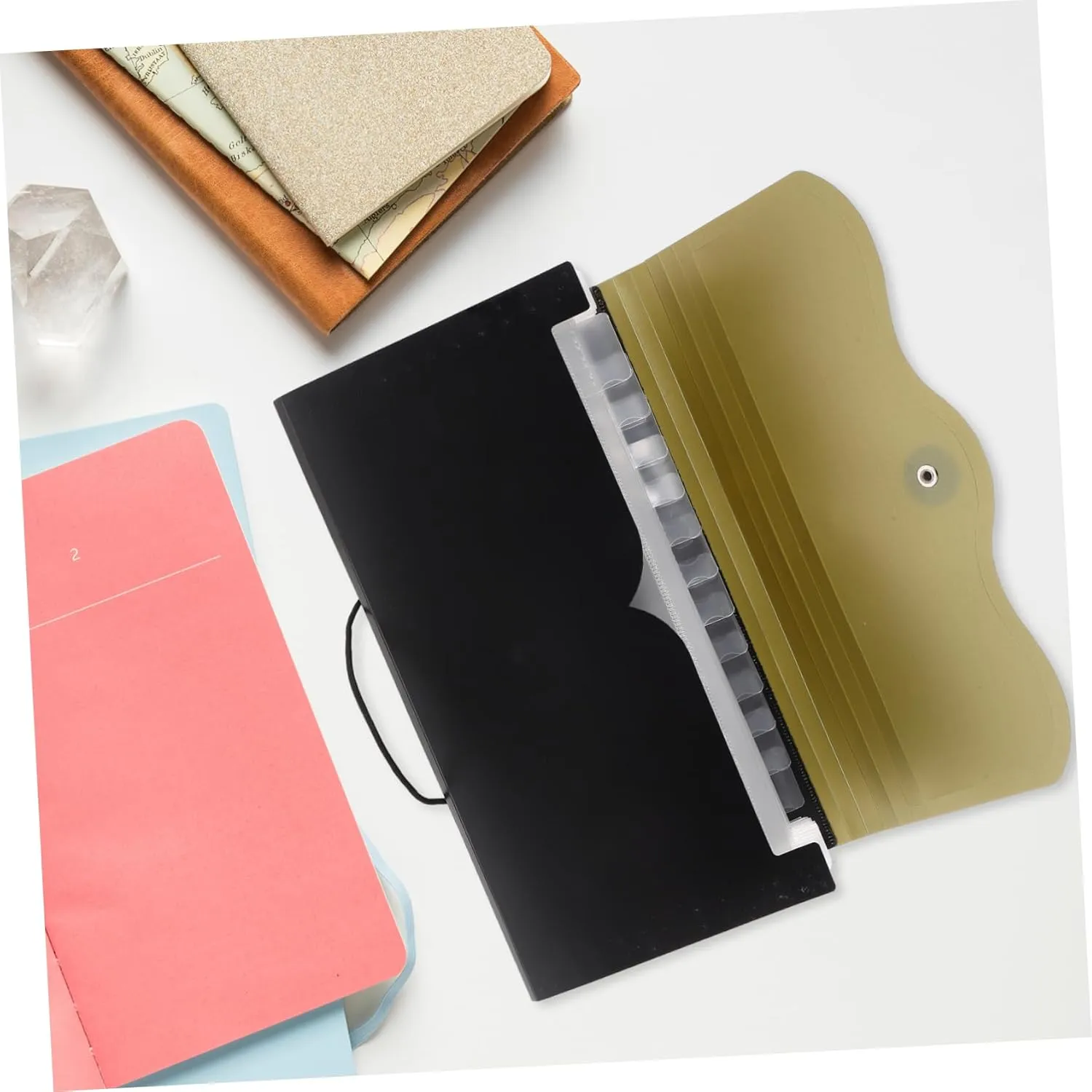 Organ Bag Monthly File Organizer File Folder Receipt Organizer Data File Bag Accordion Folder Organizer Multi-Layer File Bag Paper File Holder Outdoor Pp B5 Product