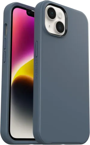 OtterBox iPhone 14 & iPhone 13 Symmetry Series  Case - BLUETIFUL (Blue), Ultra-Sleek, Snaps to MagSafe, Raised Edges Protect Camera & Screen