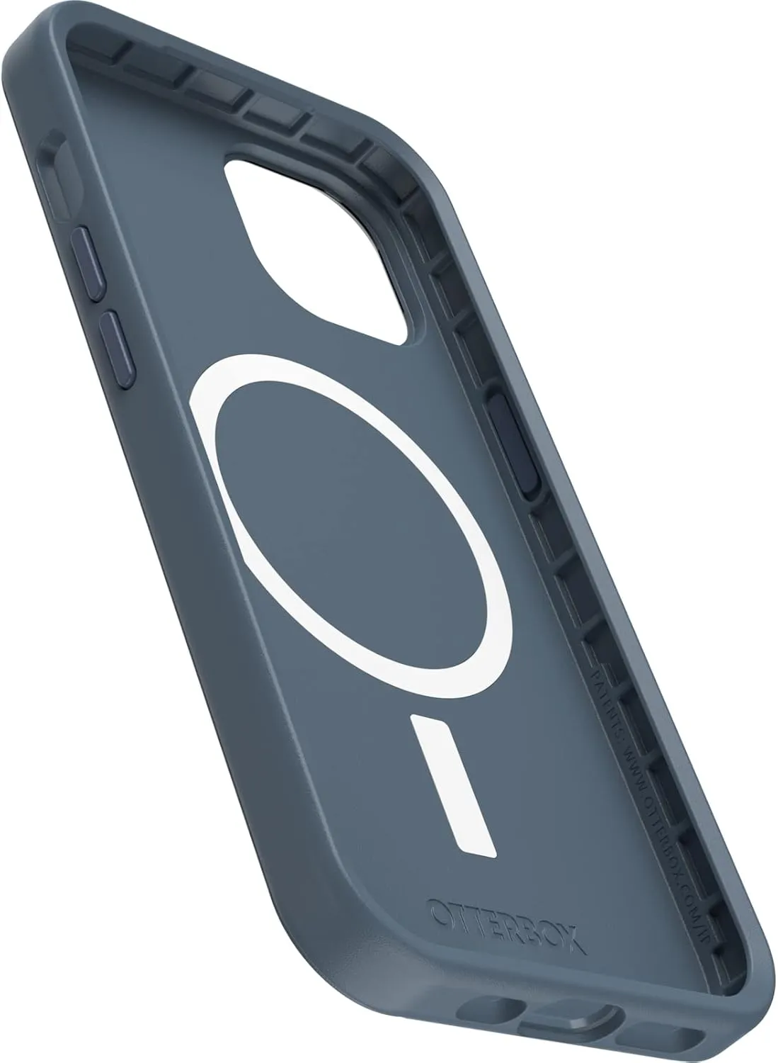 OtterBox iPhone 14 & iPhone 13 Symmetry Series  Case - BLUETIFUL (Blue), Ultra-Sleek, Snaps to MagSafe, Raised Edges Protect Camera & Screen