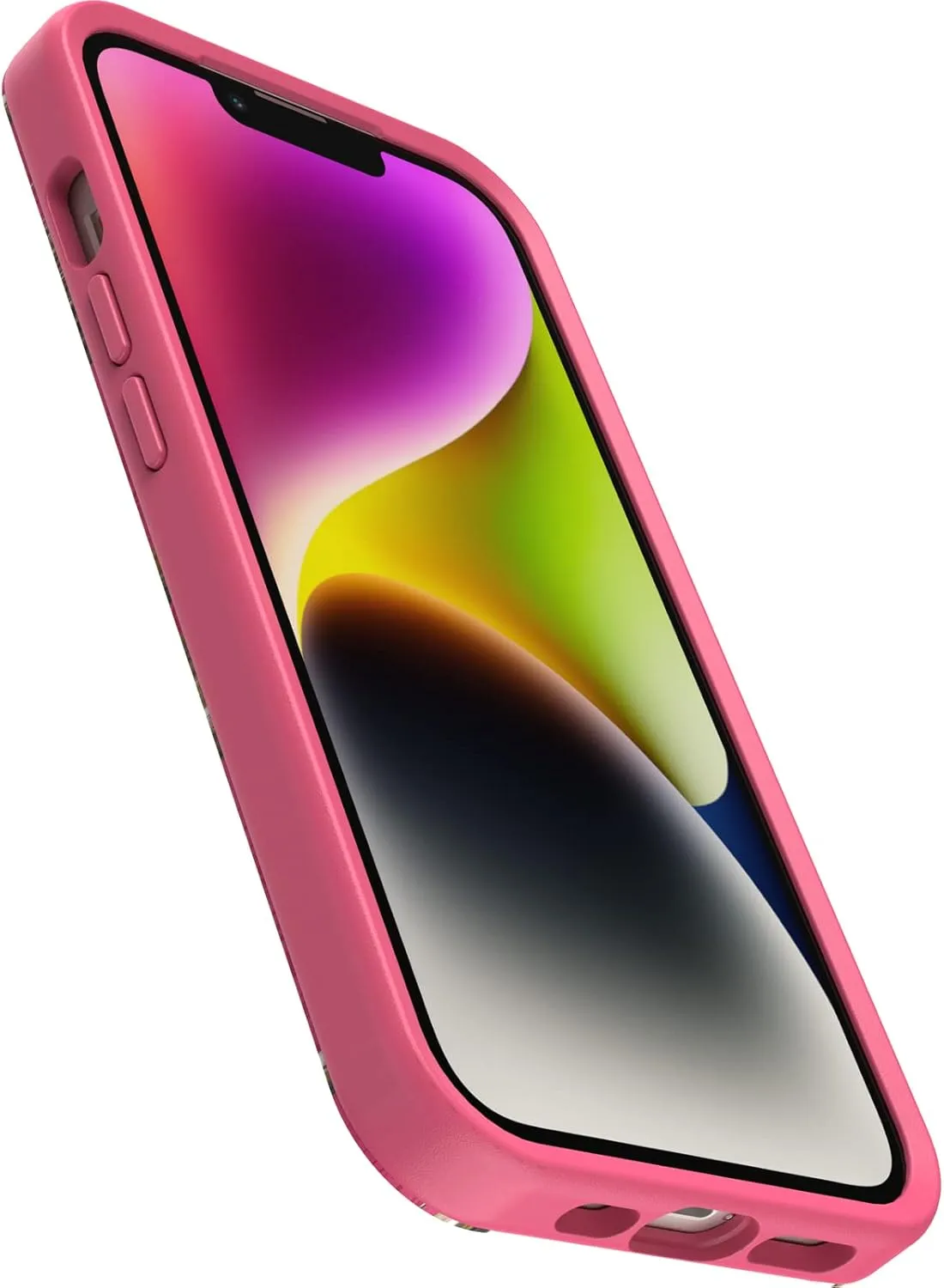 OtterBox iPhone 14 & iPhone 13 Symmetry Series  Case - Realtree Flamingo Pink (Camo), Ultra-Sleek, Snaps to MagSafe, Raised Edges Protect Camera & Screen