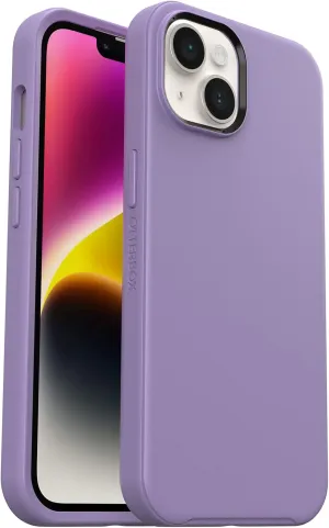 OtterBox iPhone 14 & iPhone 13 Symmetry Series  Case - You Lilac IT (Purple), Ultra-Sleek, Snaps to MagSafe, Raised Edges Protect Camera & Screen