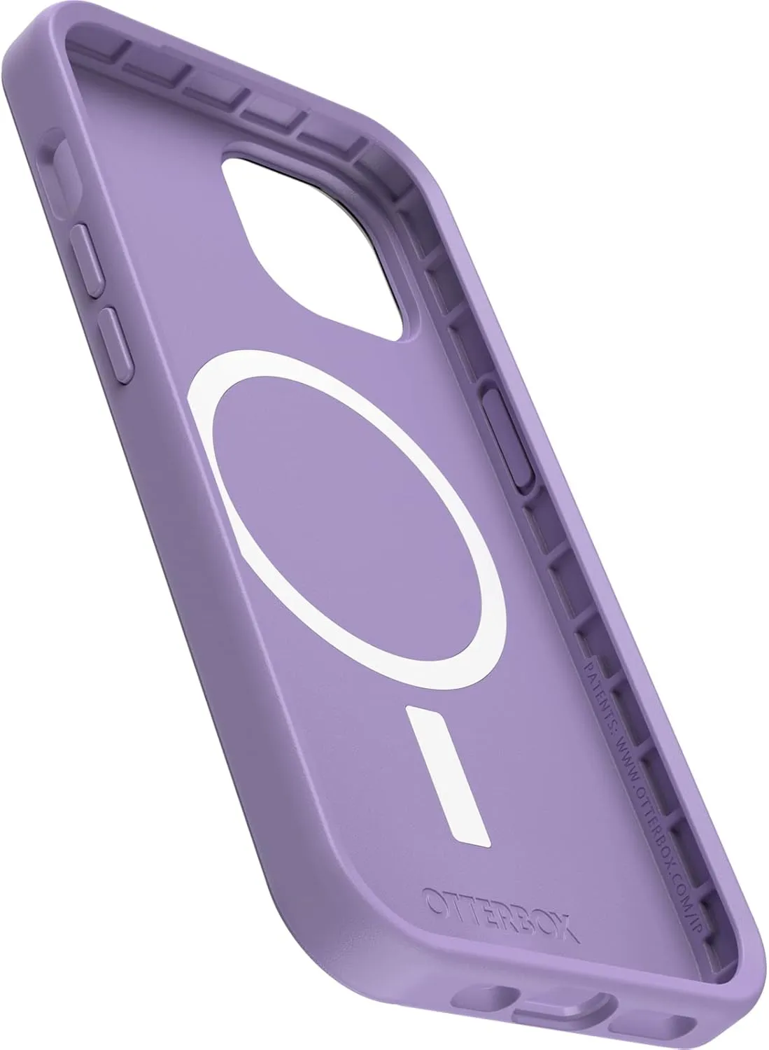 OtterBox iPhone 14 & iPhone 13 Symmetry Series  Case - You Lilac IT (Purple), Ultra-Sleek, Snaps to MagSafe, Raised Edges Protect Camera & Screen