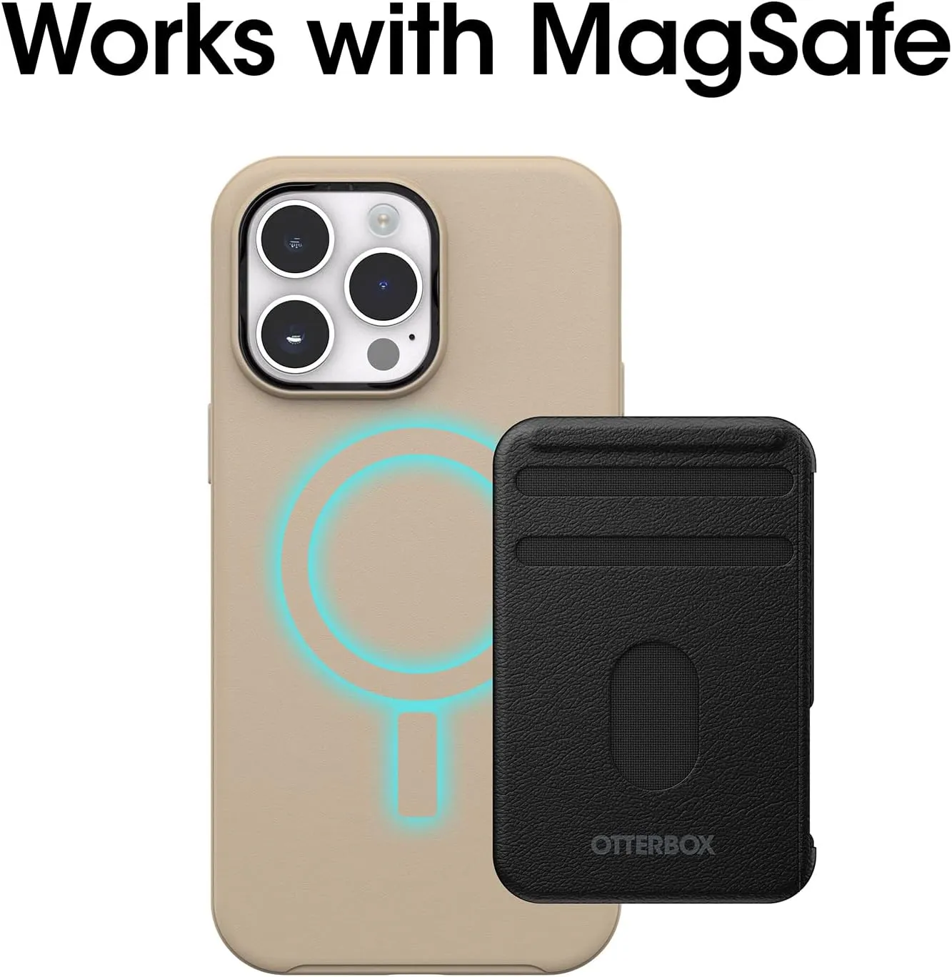 OtterBox iPhone 14 Pro Max (ONLY) Symmetry Series  Case - Dont Even CHAI (Brown), Ultra-Sleek, Snaps to MagSafe, Raised Edges Protect Camera & Screen