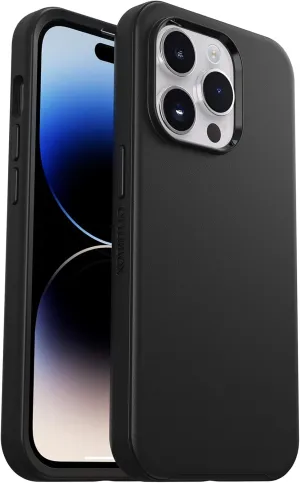 OtterBox iPhone 14 Pro (ONLY) Symmetry Series  Case - Black, Ultra-Sleek, Snaps to MagSafe, Raised Edges Protect Camera & Screen