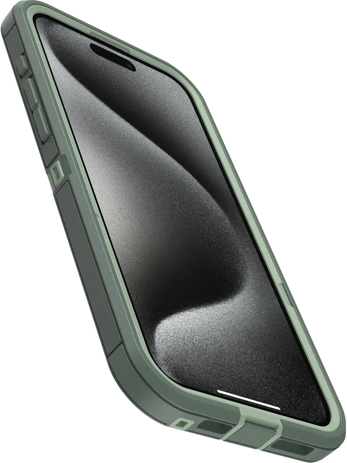 OtterBox iPhone 15 Pro MAX (Only) Defender Series XT Case - Emerald ISLE (Green), Screenless, Rugged, Snaps to MagSafe, Lanyard Attachment