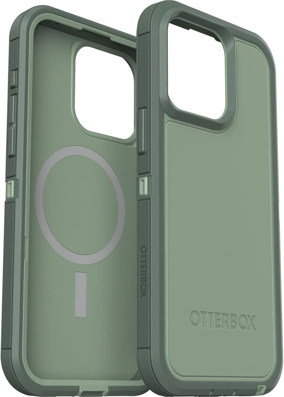 OtterBox iPhone 15 Pro MAX (Only) Defender Series XT Case - Emerald ISLE (Green), Screenless, Rugged, Snaps to MagSafe, Lanyard Attachment