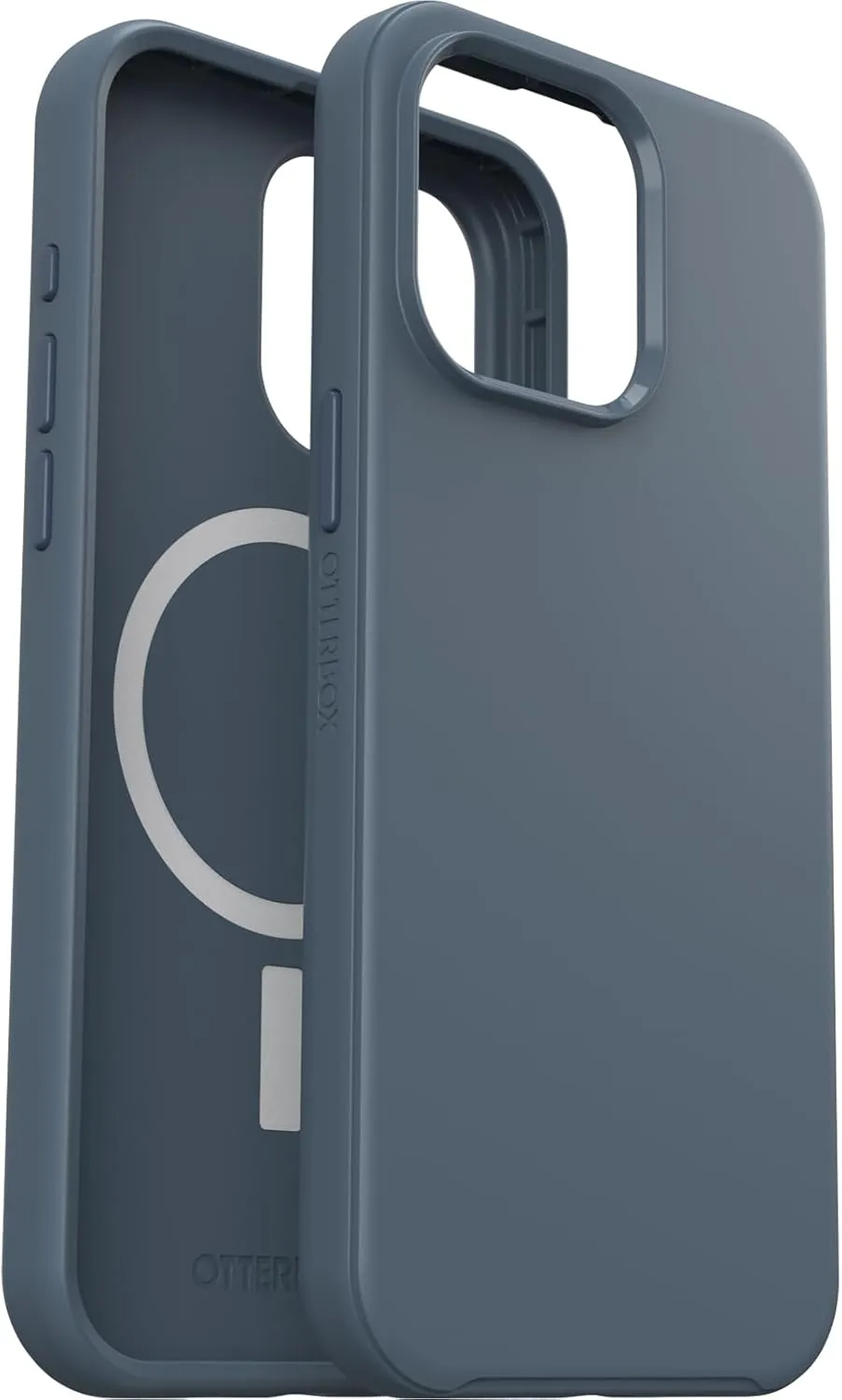 OtterBox iPhone 15 Pro MAX (Only) Symmetry Series Case - BLUETIFUL (Blue), Snaps to MagSafe, Ultra-Sleek, Raised Edges Protect Camera & Screen