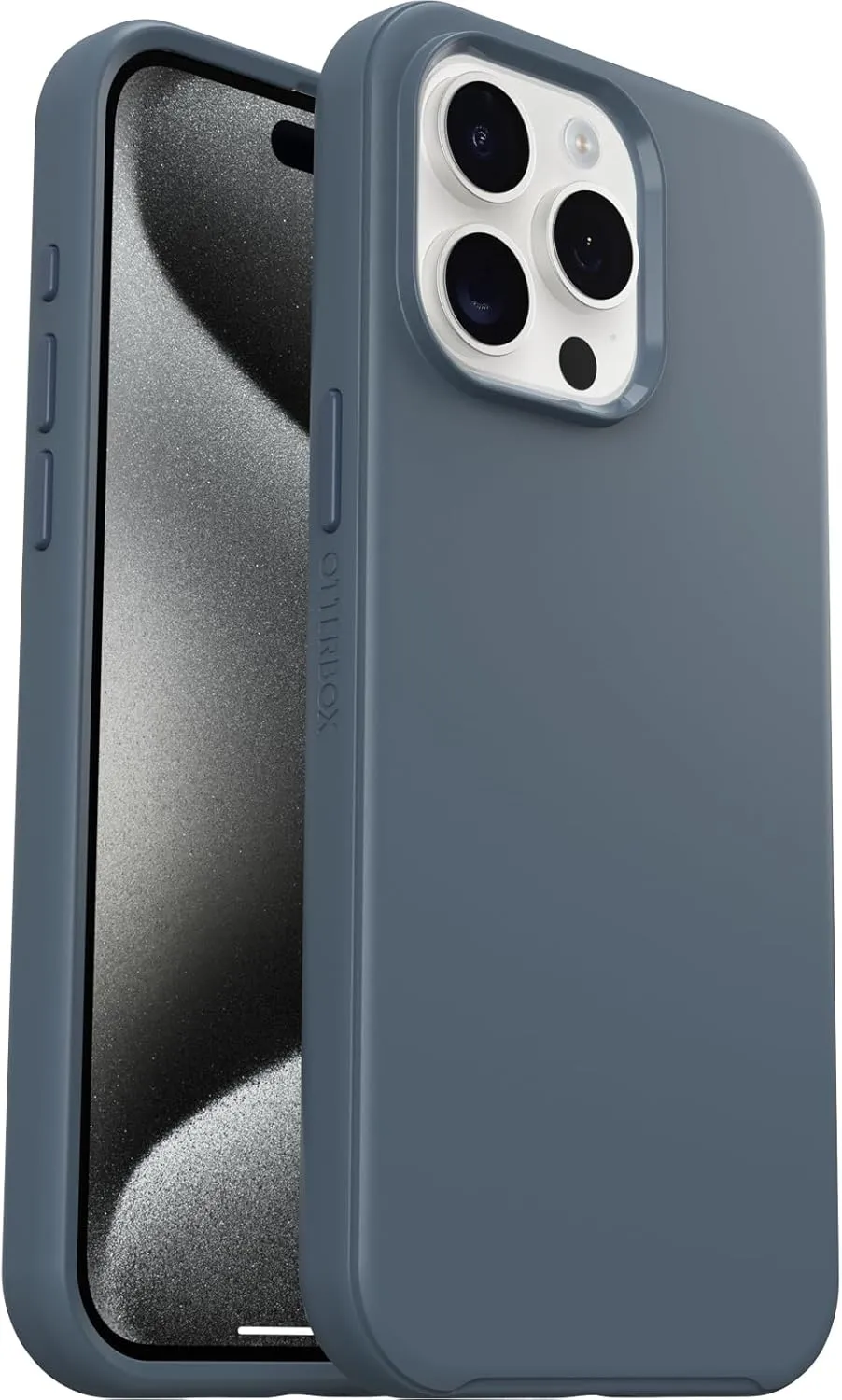 OtterBox iPhone 15 Pro MAX (Only) Symmetry Series Case - BLUETIFUL (Blue), Snaps to MagSafe, Ultra-Sleek, Raised Edges Protect Camera & Screen