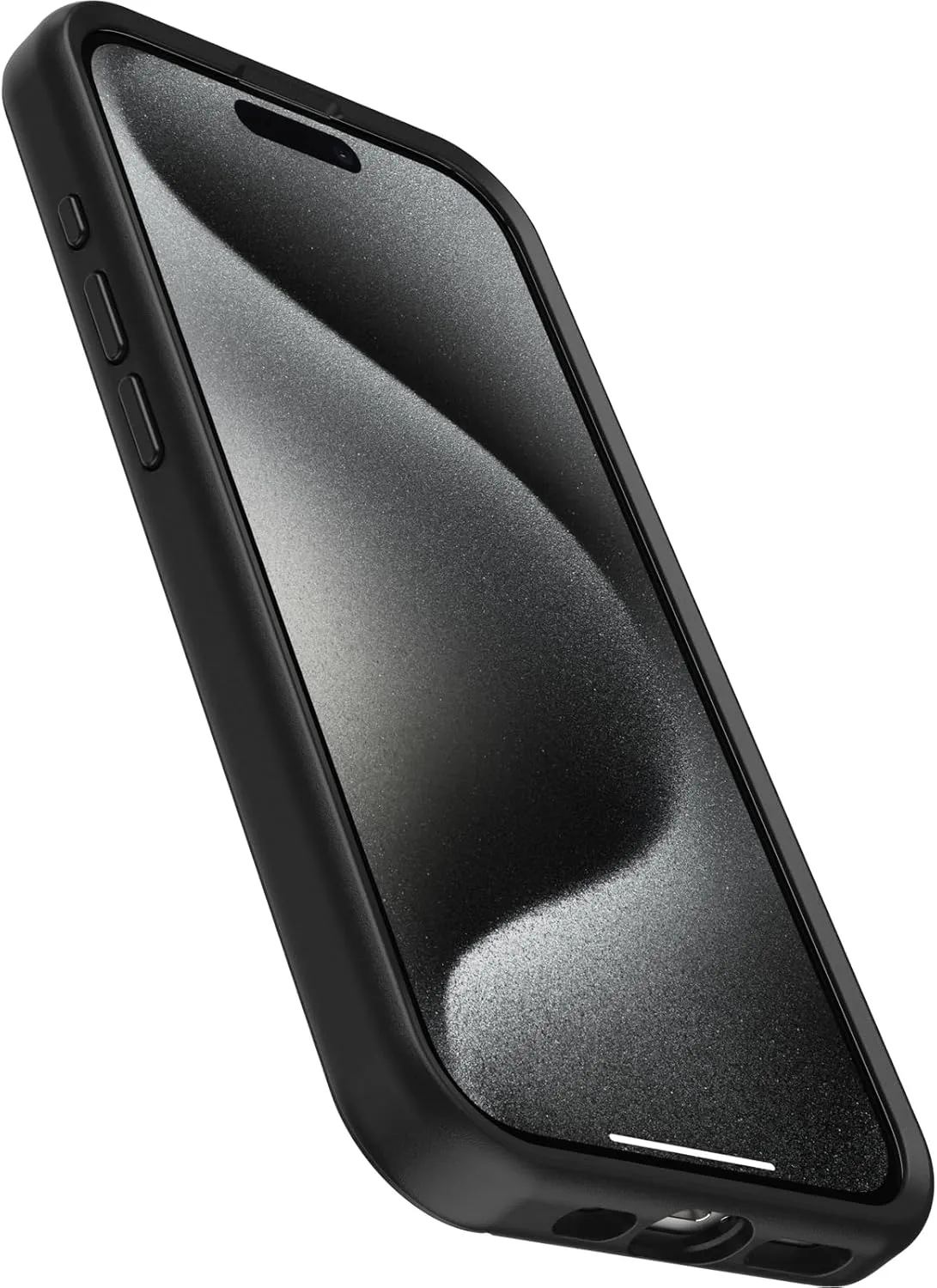 OtterBox iPhone 15 Pro (Only) Symmetry Series Case - Black, Snaps to MagSafe, Ultra-Sleek, Raised Edges Protect Camera & Screen