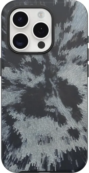 OtterBox iPhone 15 Pro (Only) Symmetry Series Case - Burnout Sky (Black), Snaps to MagSafe, Ultra-Sleek, Raised Edges Protect Camera & Screen