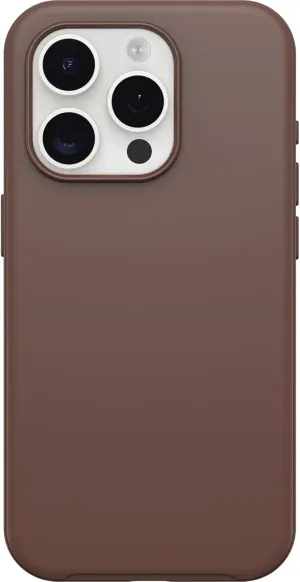 OtterBox iPhone 15 Pro (Only) Symmetry Series Case - Chocolate BAR (Brown), Snaps to MagSafe, Ultra-Sleek, Raised Edges Protect Camera & Screen