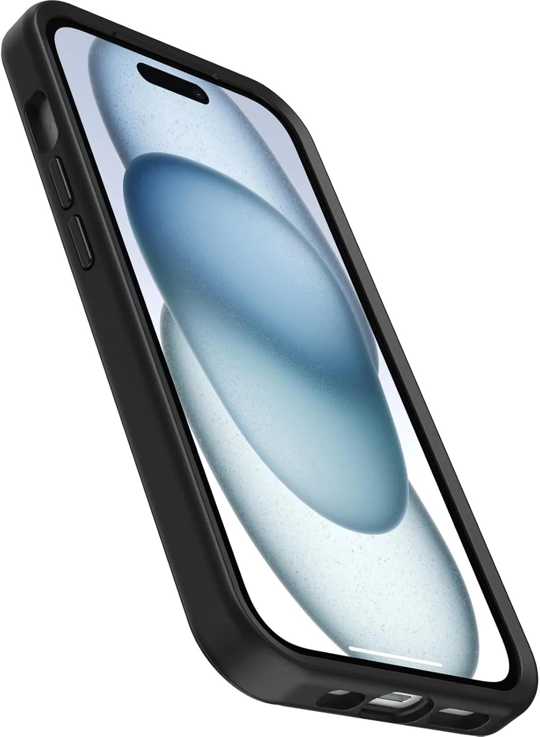 OtterBox iPhone 16e, 15, 14, & 13 Symmetry Series Case - Black, Snaps to MagSafe, Ultra-Sleek, Raised Edges Protect Camera & Screen