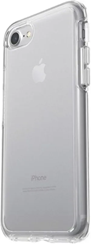 OtterBox iPhone SE 3rd/2nd Gen, iPhone 8 & iPhone 7 (not compatible with Plus sized models) Symmetry Series Case- CLEAR, ultra-sleek, wireless charging compatible, raised edges protect camera & screen