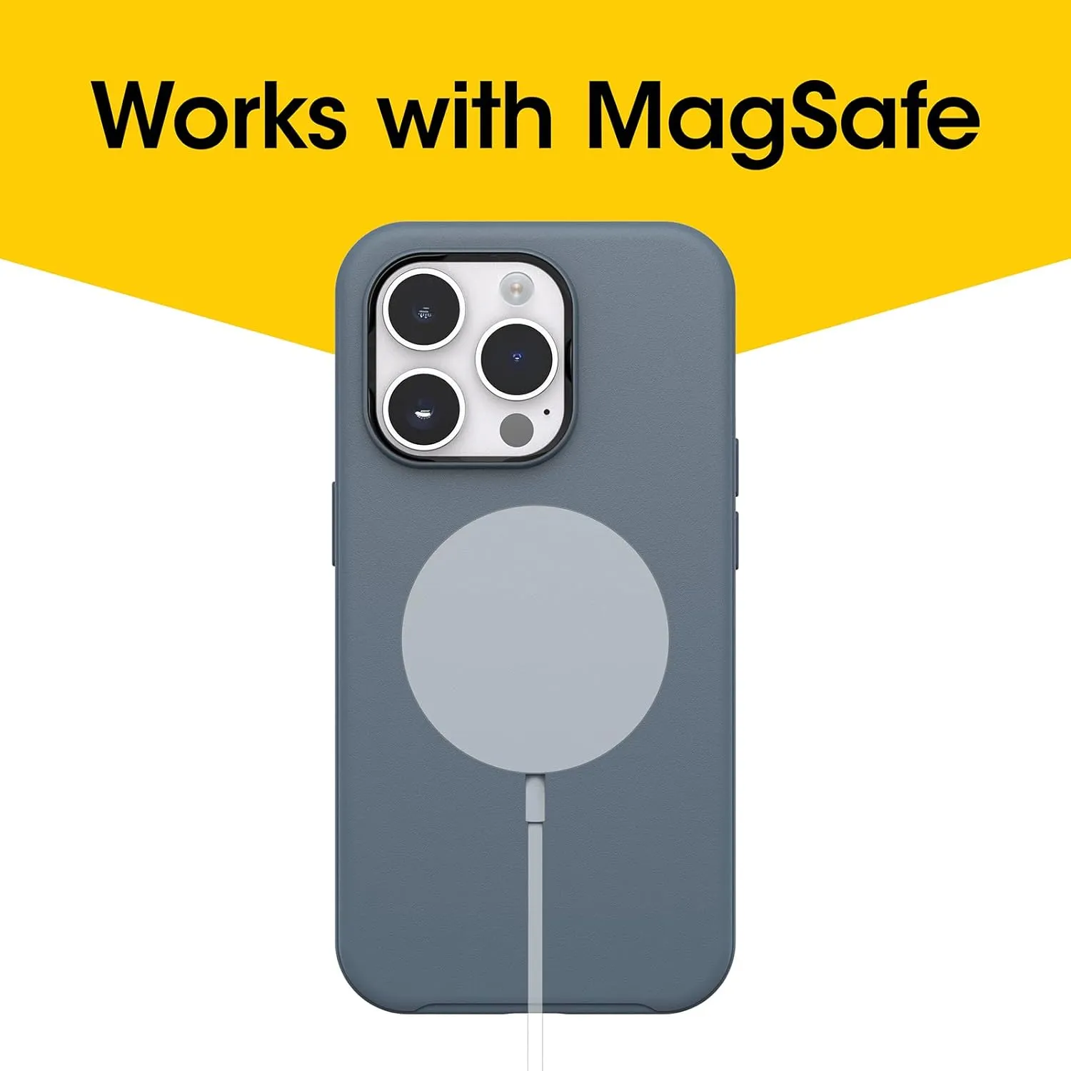 OtterBox Symmetry Series Series  Antimicrobial Case with MagSafe for iPhone 14 Pro (ONLY) - BLUETIFUL (Blue)