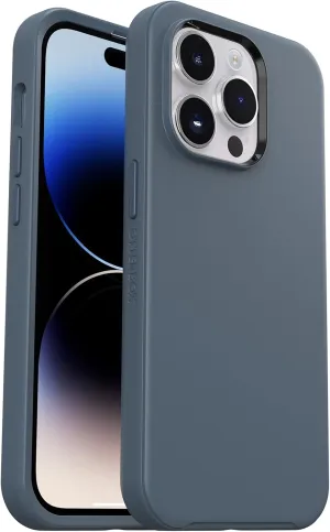 OtterBox Symmetry Series Series  Antimicrobial Case with MagSafe for iPhone 14 Pro (ONLY) - BLUETIFUL (Blue)