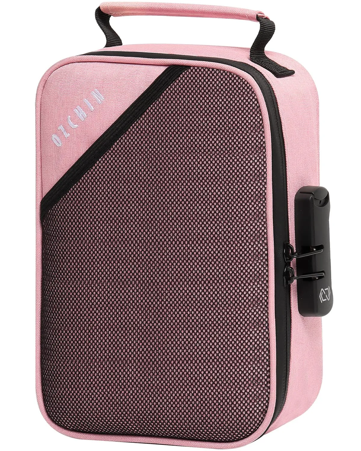 OZCHIN Smell Proof Bag with Combination Lock 9.5" x 6" x 3.5" File Organizer Case Container Medicine Lock Travel Storage Case Safe Bag for Documents and Valuables Storage