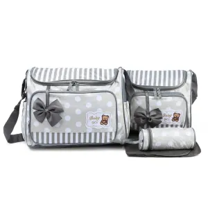 Pack of 4 Baby Diaper Bag Grey - Sunshine