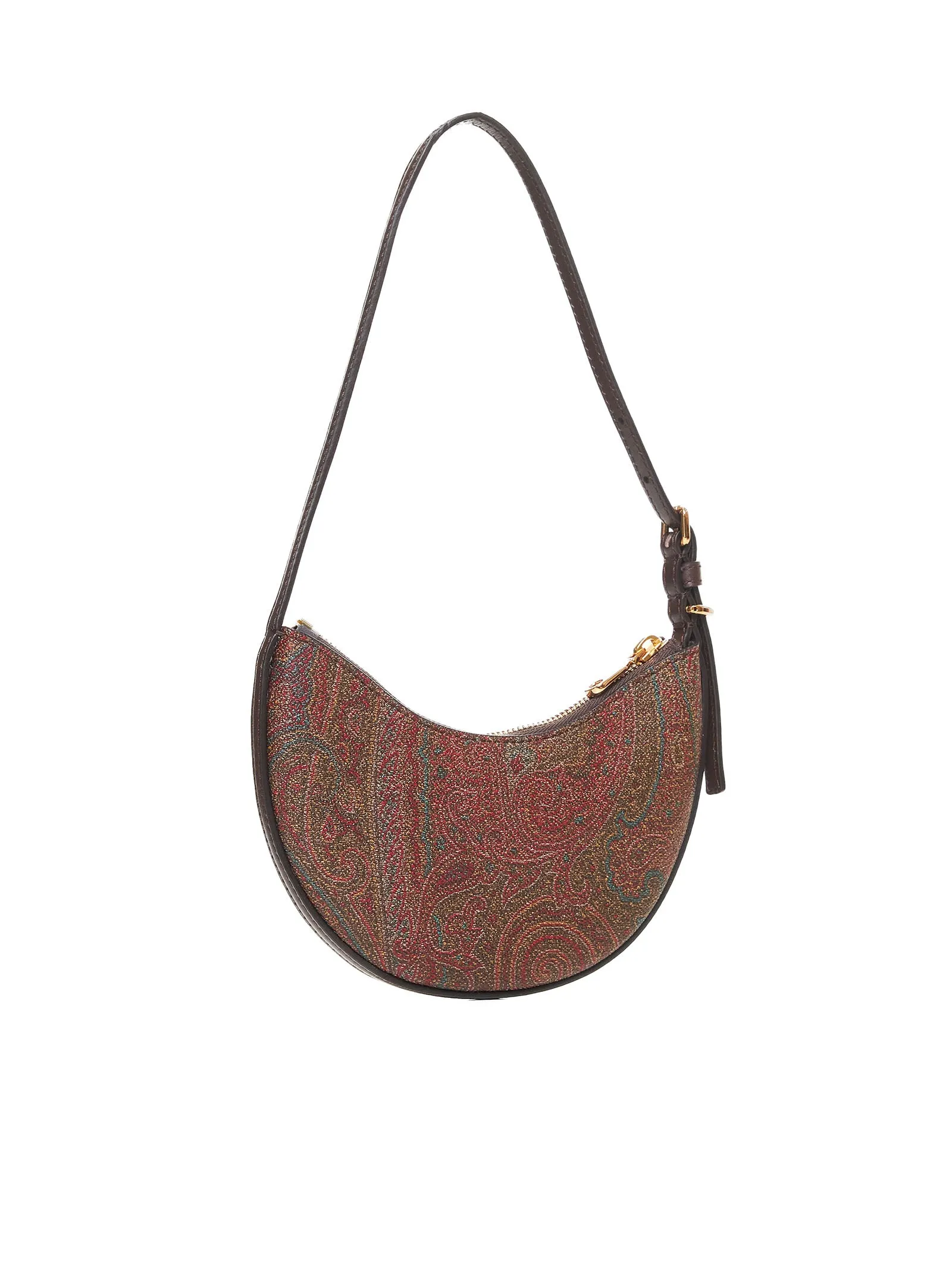 Paisley fabric mini hobo bag <BR/>