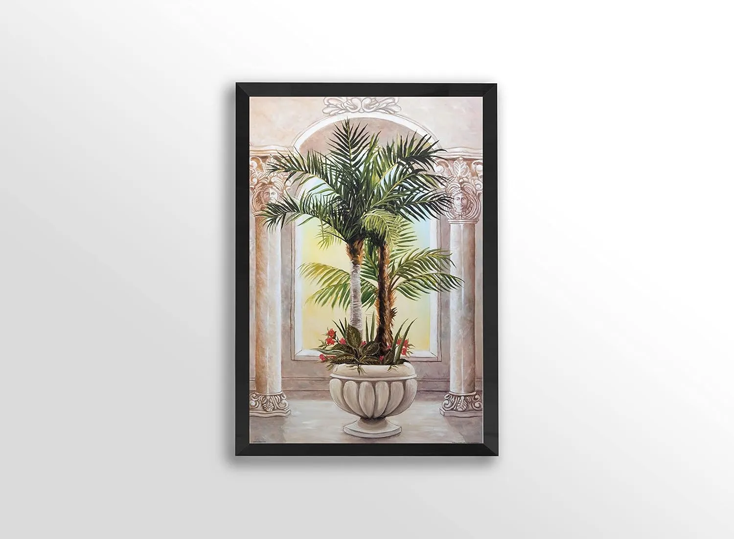 Palm II - Katherine Roundtree 8x10 Black Framed - African American Black Art Print Wall Decor Poster