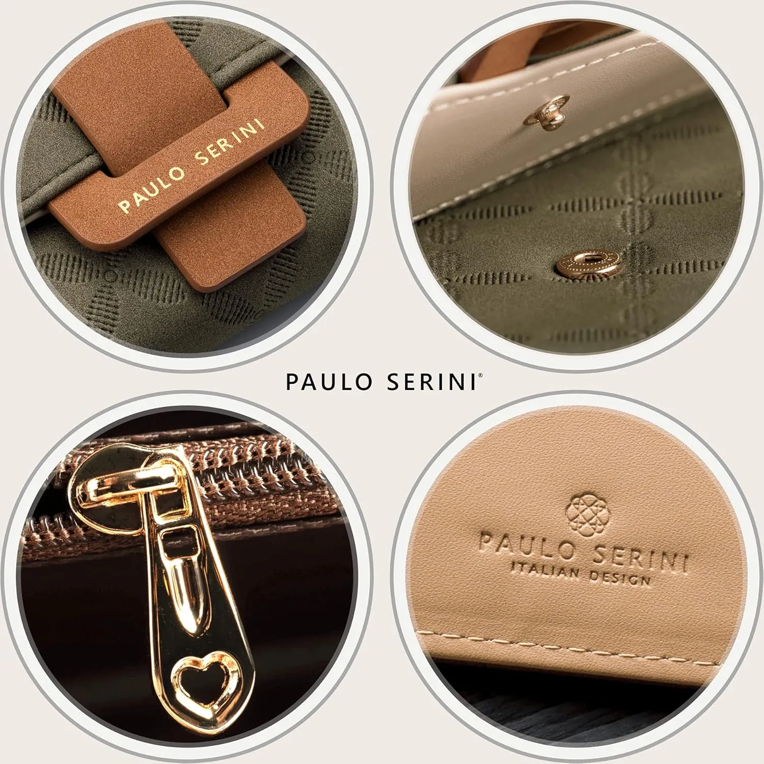 PAULO SERINI® Wallet Women - Womens Wallet with Coin Purse - Card Holder 9 Cards - Wristlet - Vegan Wallets for Women - Birthday Gifts for Women - Billeteras de Mujer - 9 colors