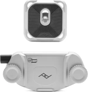 Peak Design Capture Camera Clip V3 (Silver with Plate)