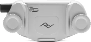Peak Design Capture Camera Clip V3 Solo, Silver Clip Only, Holds DSLR, Compact and Point and Shoot Bodies, Secure, Stable and Accessible, Attaches to Straps and Belts, Quick Release, 200 lb Capacity