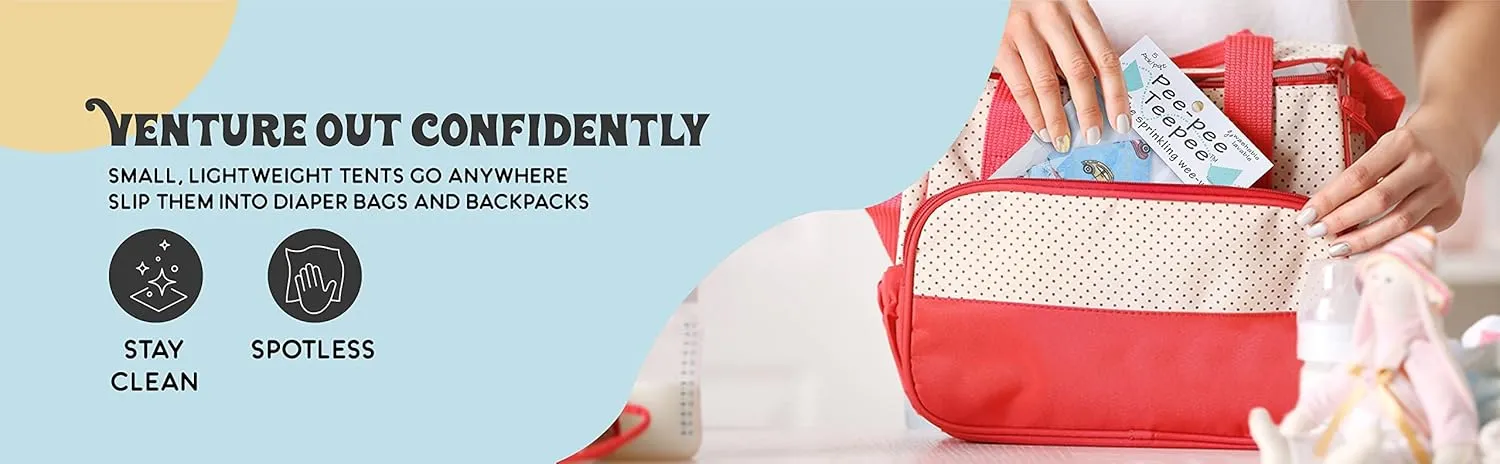 Pee Pee Teepee Lil Monkey with LAUNDRY bag 5 pieces baby boy pee shield babyboy essentials peepeeeteepee baby boy teepee pee shield pee covers