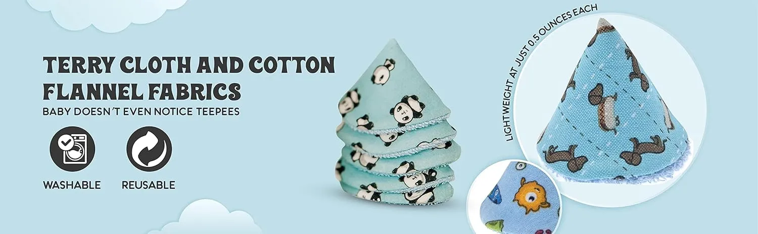 Pee Pee Teepee Lil Monkey with LAUNDRY bag 5 pieces baby boy pee shield babyboy essentials peepeeeteepee baby boy teepee pee shield pee covers