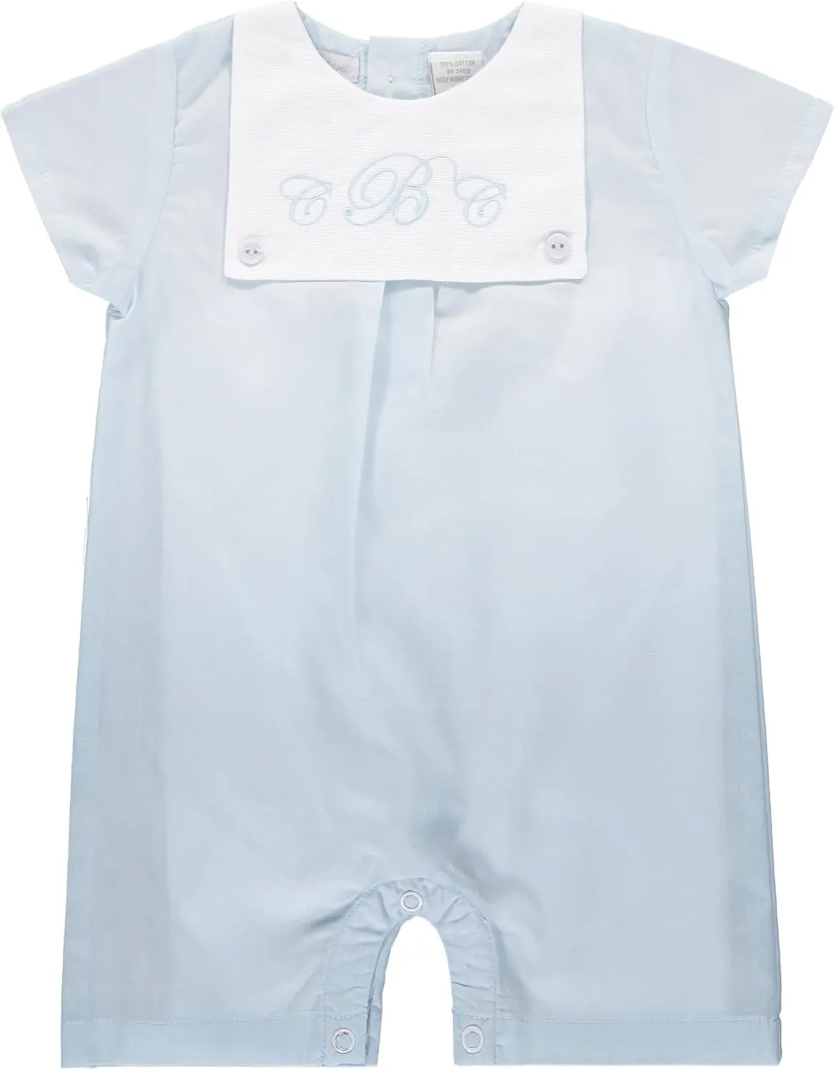 Personalized Baby Gifts - Monogram Included, Boys Shortall and Girls Romper, Designed in USA