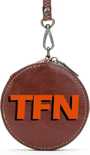 Personalized Coin Purse Pouch with Name, Custom Small Leather Change Purse for Coins Card Cash Zipper Mini Wallet for Women Men - Customized Gifts for Christmas Birthday Anniversary, Bridesmaid Gifts