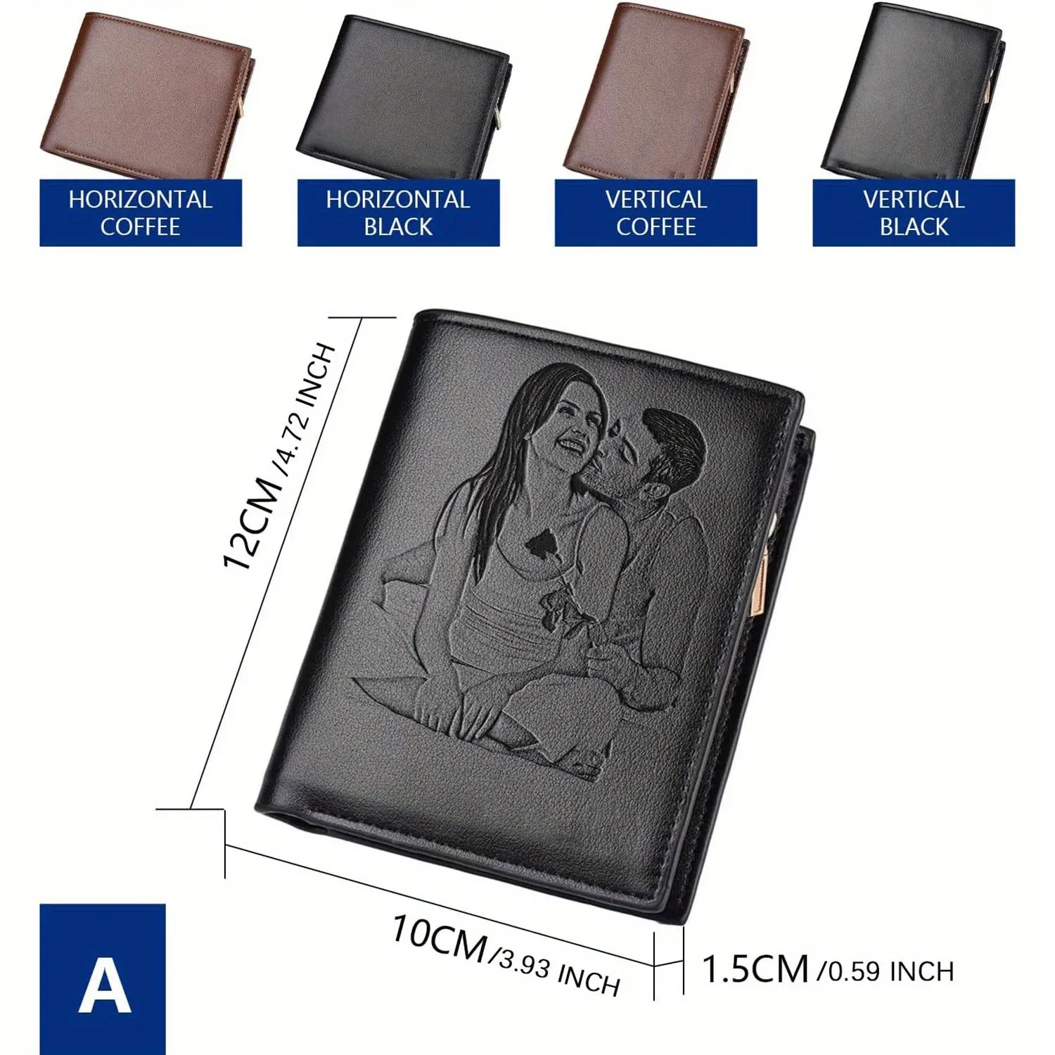 Personalized Engraved Photo Wallet
