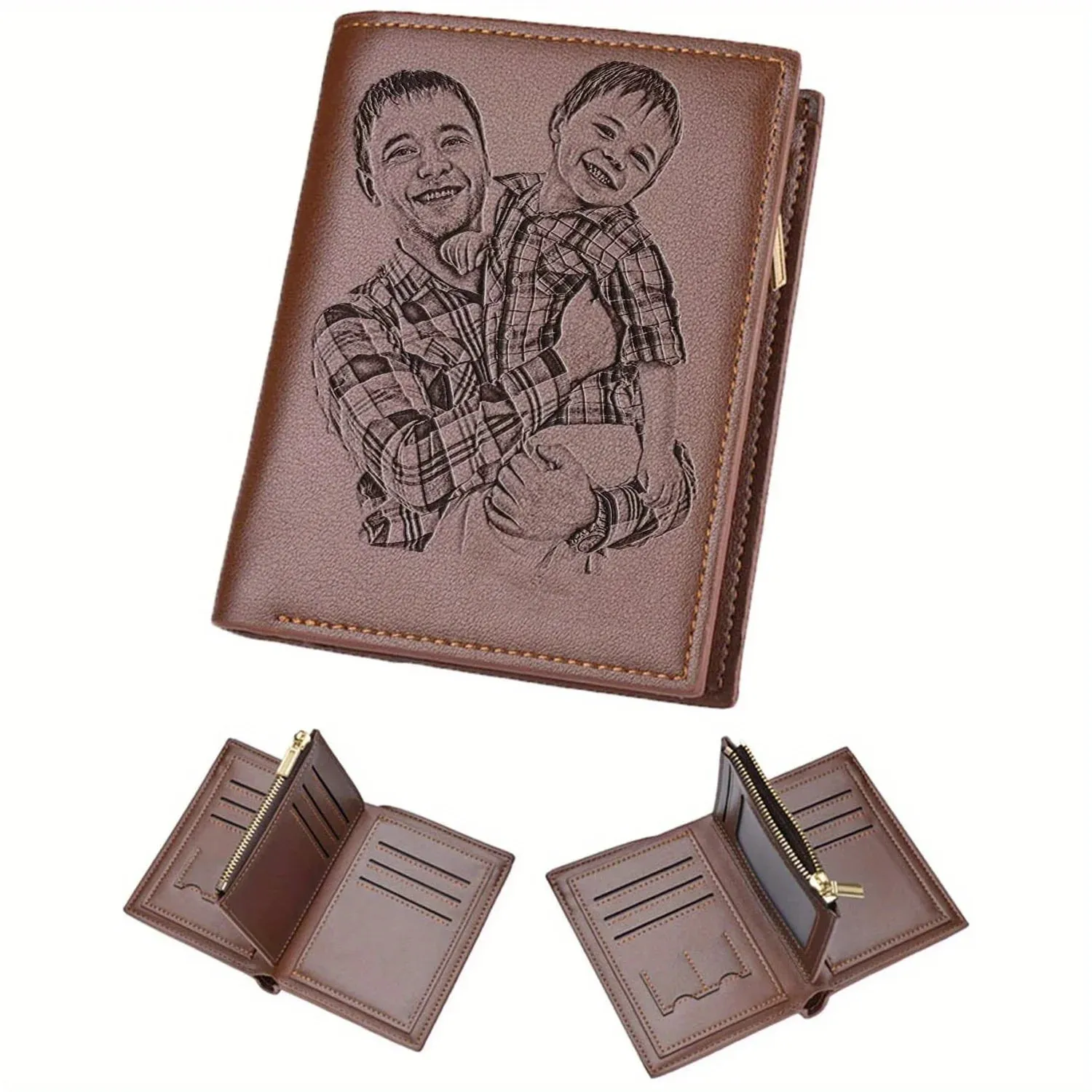 Personalized Engraved Photo Wallet