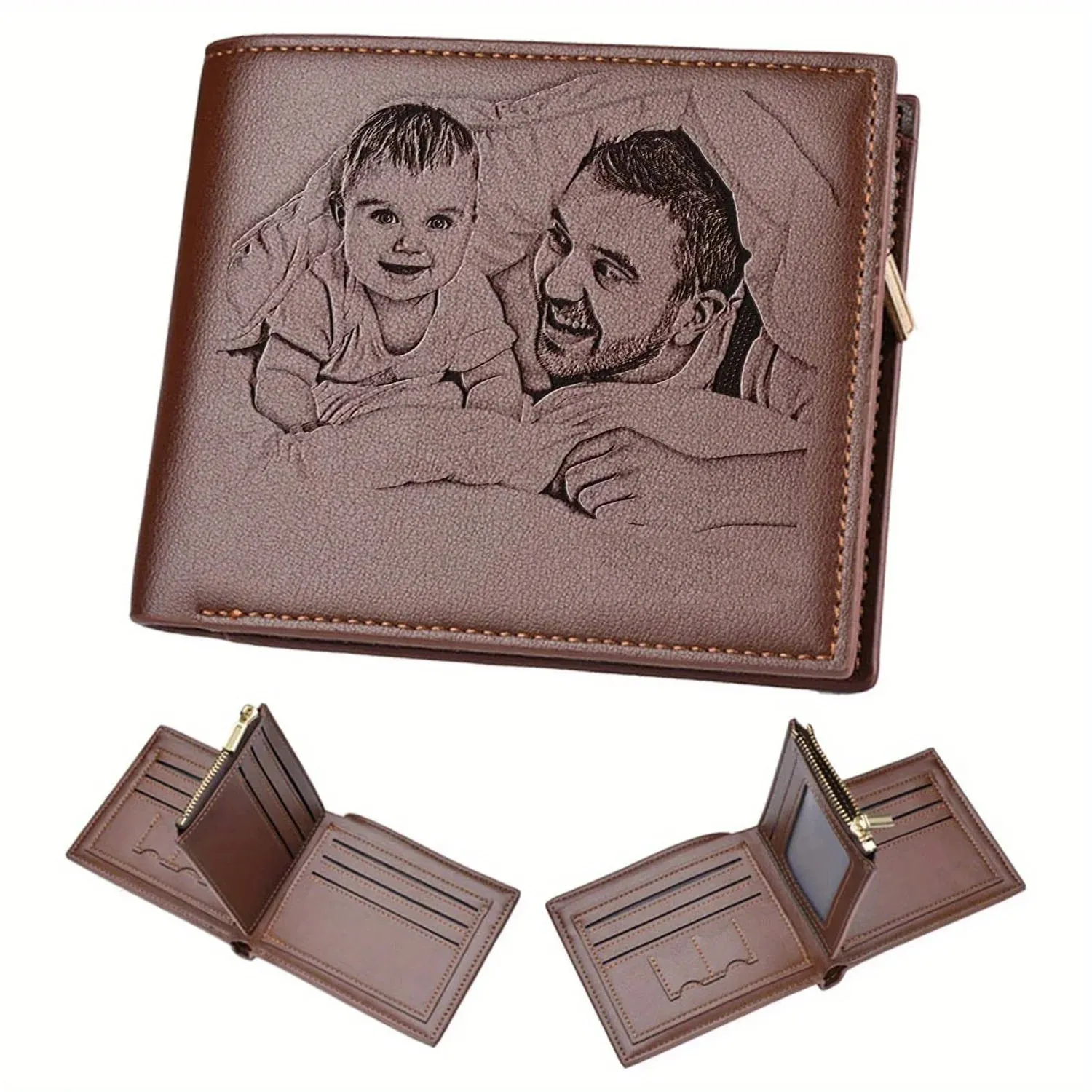 Personalized Engraved Photo Wallet