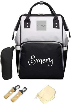 PERSONALIZED Large Diaper Knapsack/Tote Backpack/Messenger Shoulder Bag