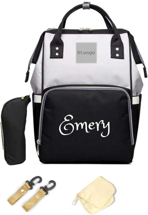 PERSONALIZED Large Diaper Knapsack/Tote Backpack/Messenger Shoulder Bag