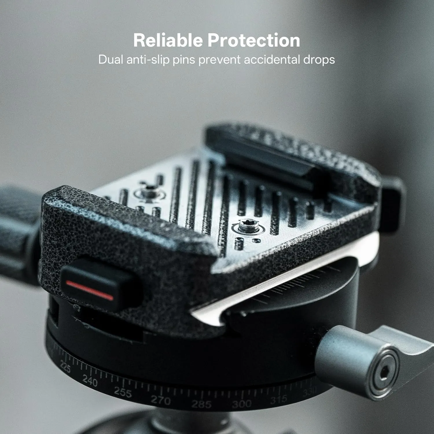 PGYTECH Quick Release Clamp V2, Compatible for Arca Swiss Plate Camera Mount Adapter with 1/4" to 3/8" Screw Thread for Tripods/Gimbals/Sliders/Stabilizers(Only Clamp)