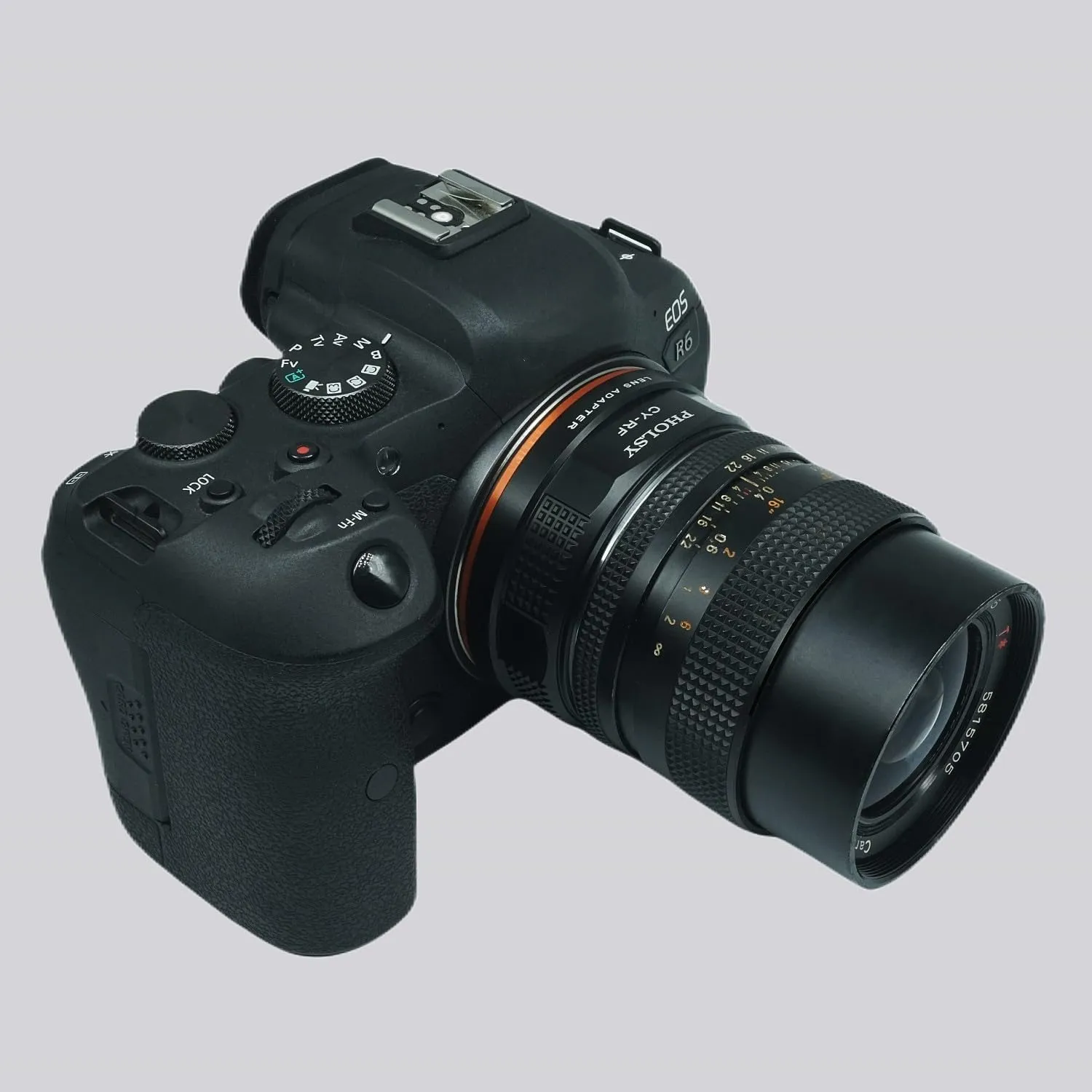 PHOLSY Lens Mount Adapter Manual Focus: Compatible with Contax/Yashica (C/Y) Lens to Canon RF (EOS R-Type) Camera Body