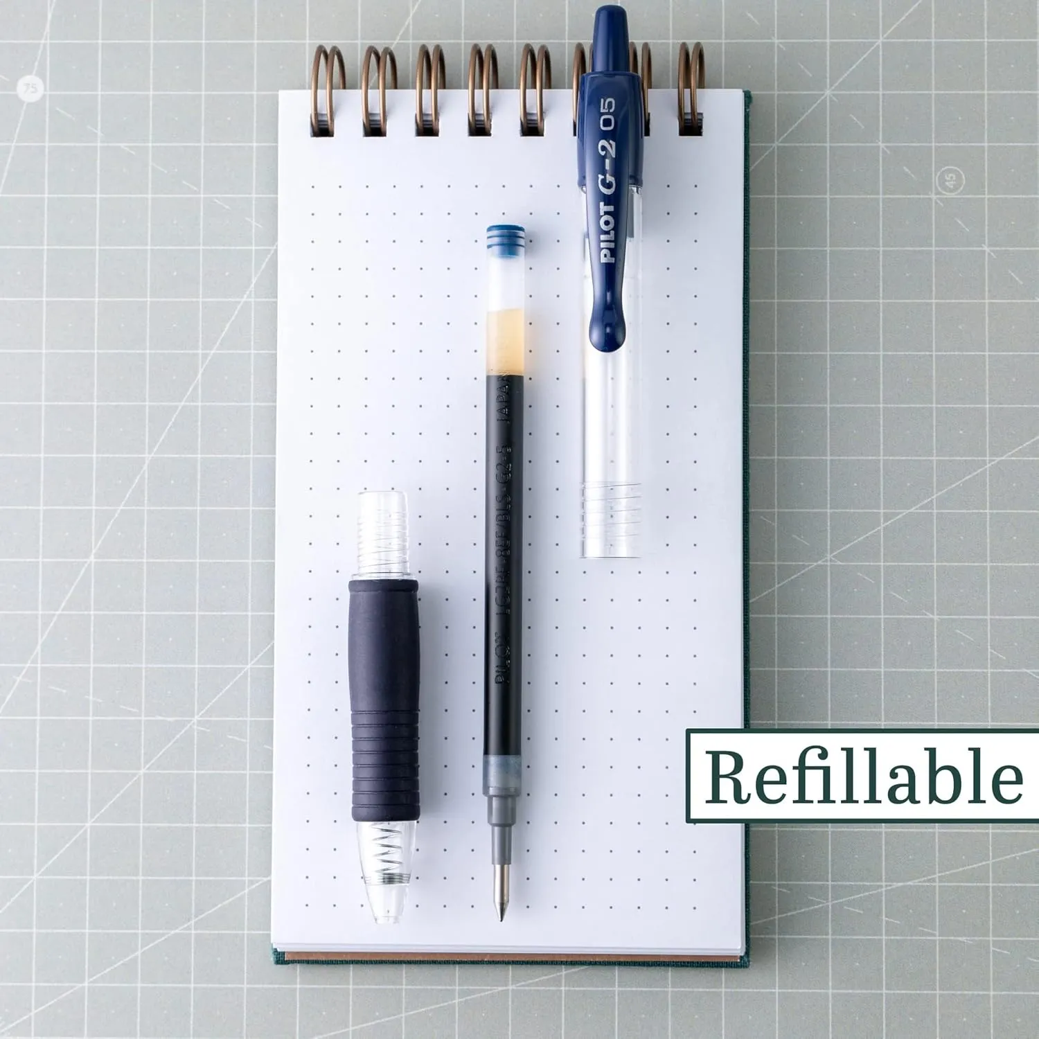 Pilot, G2 Premium Gel Roller Pens, Extra Fine Point 0.5 mm, Pack of 12, Navy